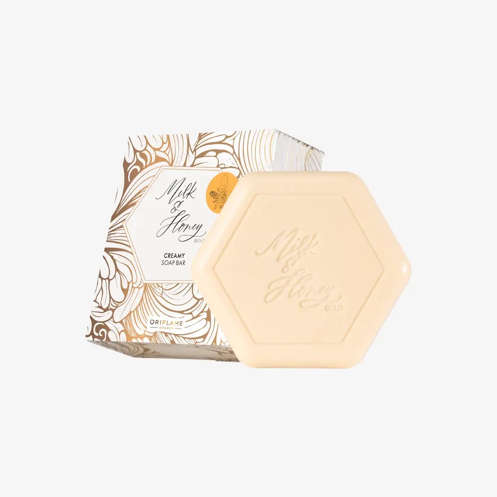 Jabón en Barra cremoso Milk & Honey Gold 90g