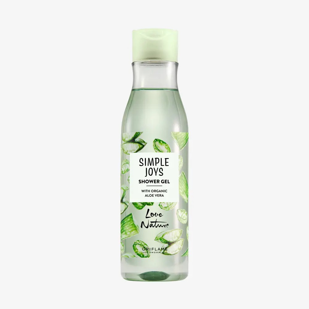 Gel de Ducha con Aloe vera Orgánico Simple Joys Love Nature 250ml