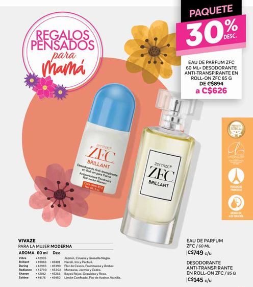 Eau de parfum zfc 60ml