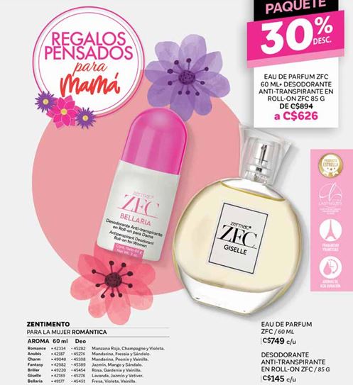 Eau de parfum zfc 60ml