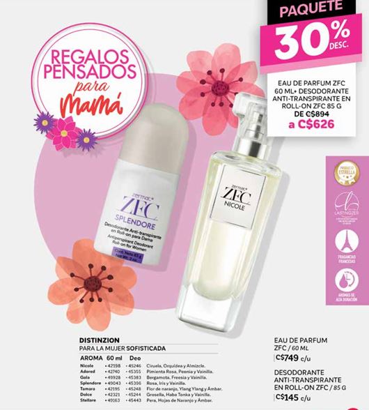 Eau de parfum zfc 60ml Destinzion