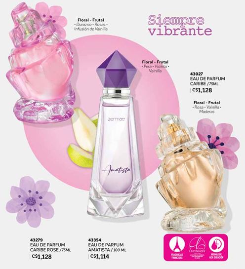 Eau de parfum Caribe rose 75ml