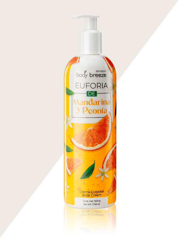 Crema corporal mandarina y peonía 500ml